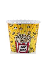 Kırmızı Popcorn Patlamış Mısır Kovası - Cips ve Çerez Kutusu